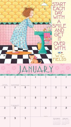 Wit and Whimsy of Mary Engelbreit 2012 Wall Calendar N/A 9781449402259 Front Cover