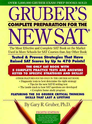 Gruber's Complete Preparation for the New SAT 8E  8th 1998 9780062736260 Front Cover