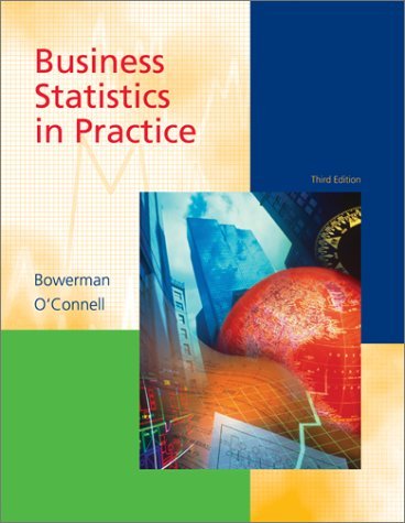 Business Statistics in Practice 3rd 2003 9780072470260 Front Cover