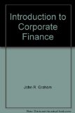 INTRO.TO CORPORATE FINANCE-TEX N/A 9781111222260 Front Cover