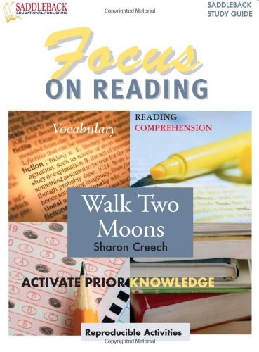 Walk Two Moons Reading Guide   2006 (Teachers Edition, Instructors Manual, etc.) 9781599051260 Front Cover