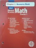 Math : Resource Book: Middle School; Chapter 5 4th 9780030679261 Front Cover