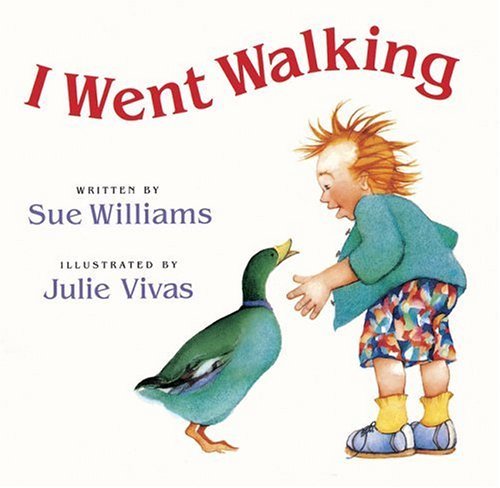 I Went Walking Lap-Sized Board Book  1989 9780152056261 Front Cover