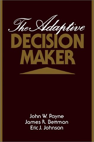 Adaptive Decision Maker   1993 9780521425261 Front Cover