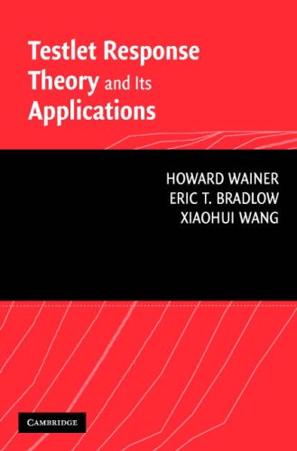 Testlet Response Theory and Its Applications   2007 9780521681261 Front Cover
