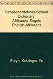 Afrikaans-English, English-Afrikaans School Dictionary 2nd 9780627020261 Front Cover