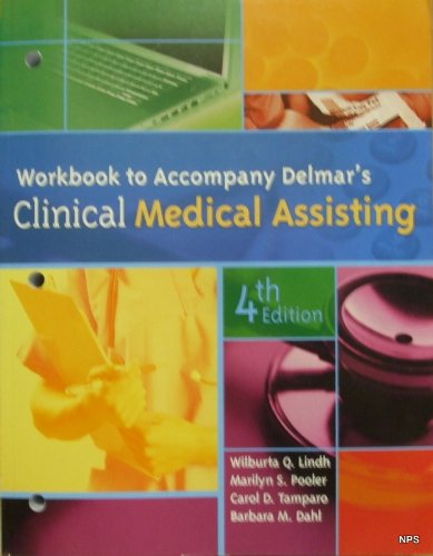Clinical Medical Assisting  4th 2010 (Workbook) 9781435419261 Front Cover