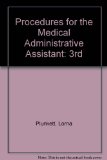 Procedures for the medical administrative Assistant 3rd 9780039231262 Front Cover