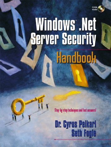 Windows .Net Server Security Handbook   2002 9780130477262 Front Cover