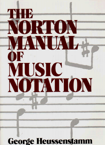 Norton Manual of Music Notation   1987 9780393955262 Front Cover
