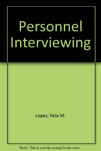 Personnel Interviewing : The Working Woman's Resource Book 2nd 1975 9780070387263 Front Cover