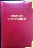 Collins Gem Thesaurus   1987 9780004587264 Front Cover