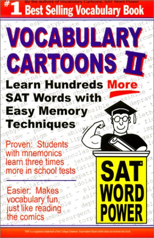 Vocabulary Cartoons II : SAT Word Power 1st 2000 9780965242264 Front Cover