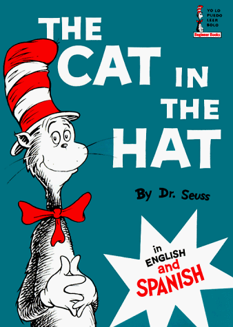 Cat in the Hat In English and Spanish  1995 9780394816265 Front Cover