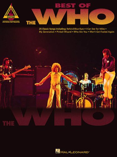 Best of the Who Guitar Recorded Versions N/A 9780634022265 Front Cover