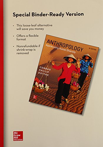 Anthropology: Appreciating Human Diversity  2014 9781259358265 Front Cover