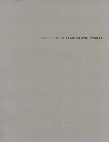 Perspecta 31 The Yale Architectural Journal  2000 9780262561266 Front Cover