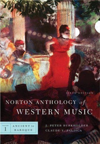 Norton Anthology of Western Music  6th 2010 9780393931266 Front Cover