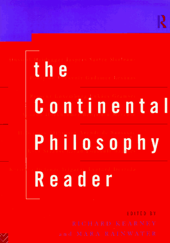 Continental Philosophy Reader   1995 9780415095266 Front Cover
