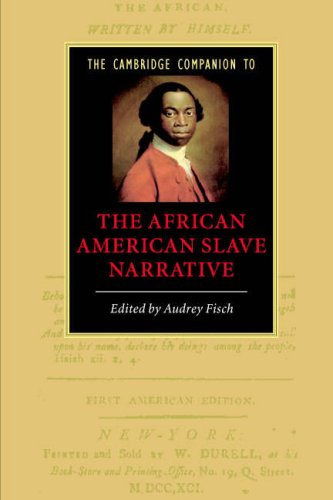 Cambridge Companion to the African American Slave Narrative   2007 9780521615266 Front Cover