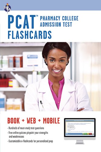 Pcat Flashcard Book Premium Edition W/Online Quizzes and Charts:   2013 9780738611266 Front Cover
