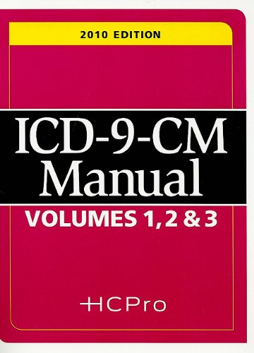 ICD-9-CM 2010 Manual:  2009 9781601466266 Front Cover