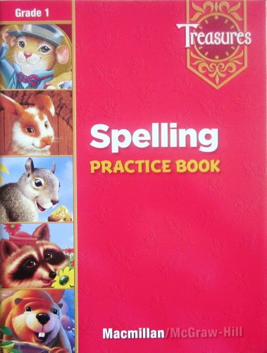 Treasures 1 Spelling Practice Book 1st 2007 9780021939268 Front Cover