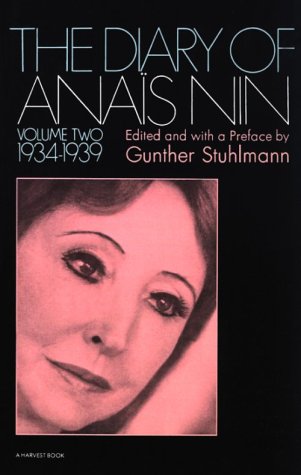 Diary of Anais Nin Volume 2 1934-1939 Vol. 2 (1934-1939)  1970 9780156260268 Front Cover