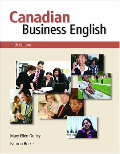 CANADIAN BUSINESS ENGLISH N/A 9780176440268 Front Cover