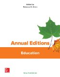 Annual Editions: Education, 43/e  43rd 2016 9781259392269 Front Cover