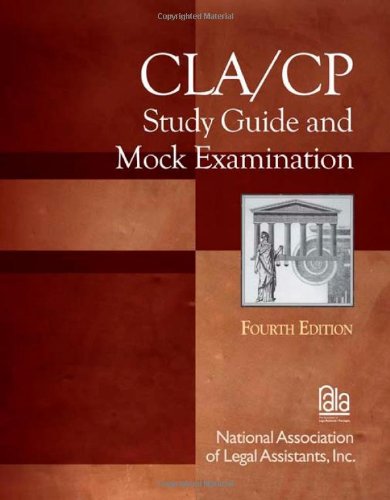 CLA/CP Study Guide and Mock Examination  4th 2009 9781435400269 Front Cover