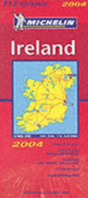 Ireland (Michelin National Maps) N/A 9782067103269 Front Cover