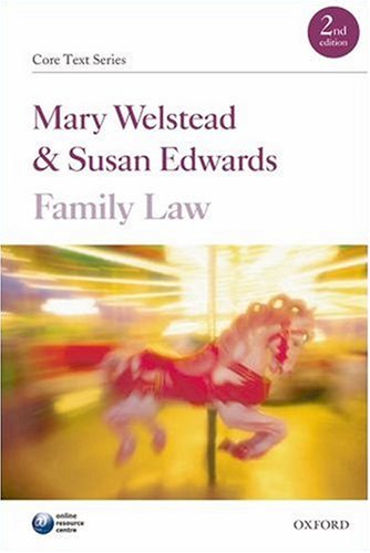 Family Law  2nd 2008 9780199231270 Front Cover