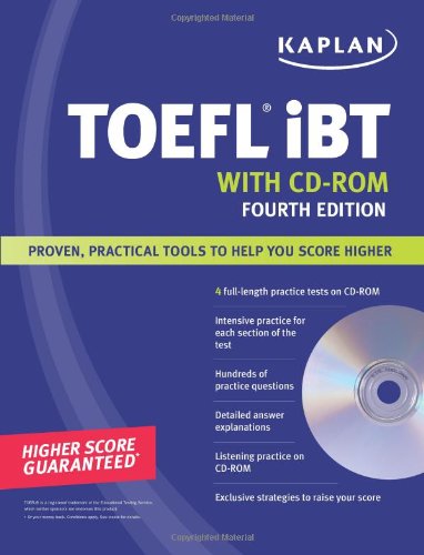 Kaplan TOEFL IBT with CD-ROM  4th 9781419550270 Front Cover