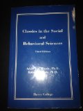 CLASSICS IN SOCIAL+BEHAVIORAL  N/A 9781581523270 Front Cover