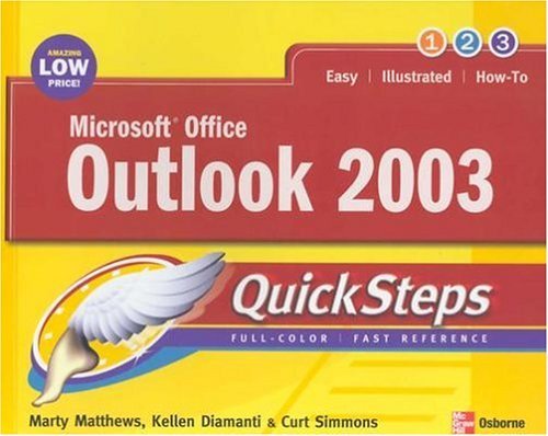 Microsoft Office Outlook 2003 QuickSteps   2004 9780072232271 Front Cover