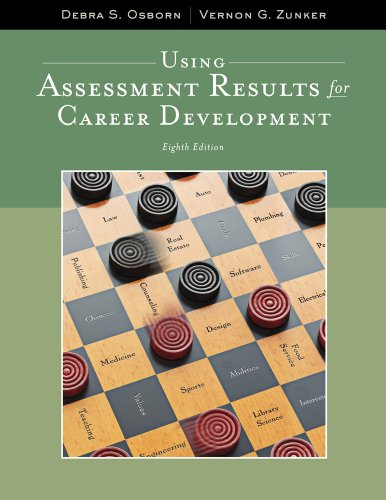 Using Assessment Results for Career Development  8th 2012 9781111521271 Front Cover
