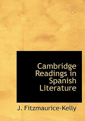 Cambridge Readings in Spanish Literature N/A 9781113639271 Front Cover