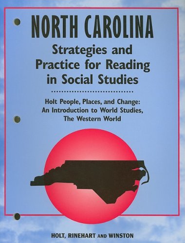 People, Places and Change : North Carolina Strategies and Practice for Reading 3rd 9780030684272 Front Cover