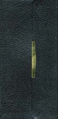 KJV Compact Checkbook Bible, Black Bonded Leather, Red Letter King James Version, Holy Bible  2003 9780718003272 Front Cover