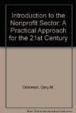 Introduction to the Nonprofit Sector A Practical Approach for the 21st Century 3rd 2011 9781929109272 Front Cover