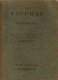 Bacchae In a New Translation by Nicholas Rudal N/A 9780048820273 Front Cover