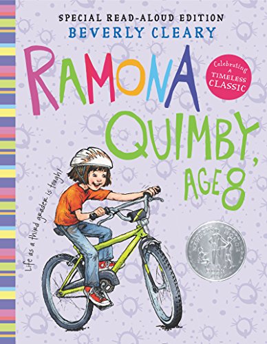 Ramona Quimby, Age 8 Read-Aloud Edition  N/A 9780062453273 Front Cover