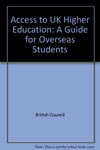 Access to U. K. Higher Education 1994 Edition  2nd 1994 9780117018273 Front Cover