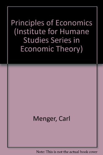 Principles of Economics  1994 9780910884273 Front Cover