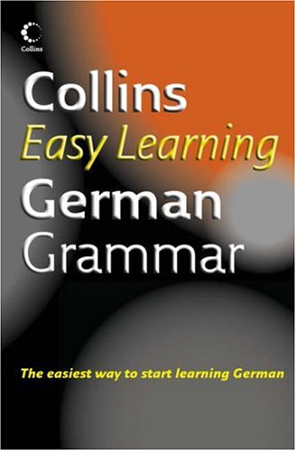 Collins Easy Learning German Grammar N/A 9780007163274 Front Cover