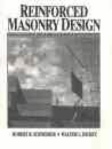 Reinforced Masonry Design  3rd 1993 9780130117274 Front Cover