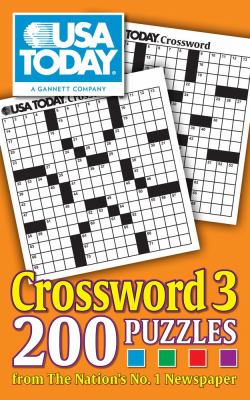 USA TODAY Crossword 3 200 Puzzles from the Nation's No. 1 Newspaper  2012 9781449418274 Front Cover
