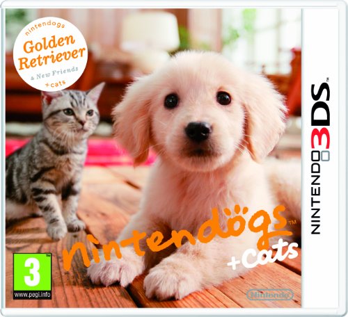 Nintendogs + Cats: Golden Retriever & New Friends Nintendo 3DS artwork