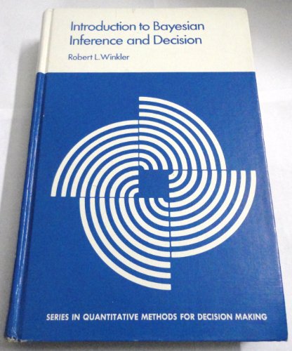 Introduction to Bayesian Inference and Decision  1972 9780030813276 Front Cover